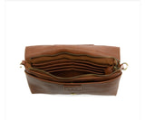 #L8189-62  "Saddle" Everly Organizer, Flap Crossbody