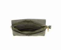 #L8189-98  "Charcoal" Everly Organizer, Flap Crossbody