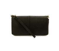 #L8189-00  "Black" Everly Organizer Flap, Crossbody