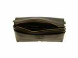 #L8189-00  "Black" Everly Organizer Flap, Crossbody