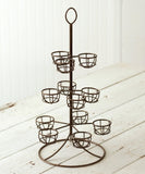 #370437  Vintage-Inspired Nickel Egg Tree