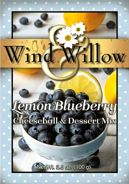 #34135  Wind & Willow Lemon Blueberry Cheeseball & Dessert Mix