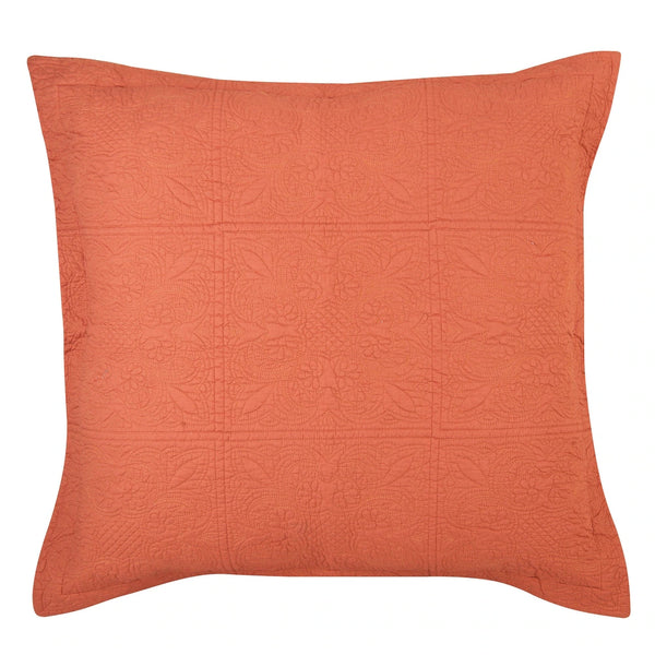 #89071-2727 Terra Cotta Matelasse Euro Sham