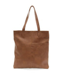 #L8248-02 "Saddle" Tabitha Front Slip, Pocket Magazine Tote