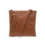 #L8254-64 "Walnut" Dawn Multi Pocket, Compact Crossbody Bag