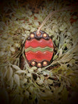 #2023SE  Redware Small Egg Ornament