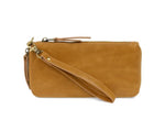 #L8107-89 "Almond Brown" Chloe Zip Around Wallet/Wristlet