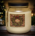 BAYBJAR64  Bayberry & Rose-Merry Mint 64oz Soy Jar Candle