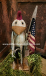 #RC25-RR Primitive "Roosevelt The Rooster" By RUGGED CHIC