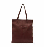 #L8248-018 "Plum" Tabitha Front Slip, Pocket Magazine Tote