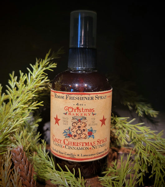 #CCSRS  "Cozy Christmas Spices" 4oz Room Spray