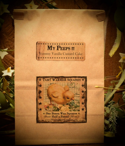 #HSCBAGMP "My Peeps" Bag of Vanilla Custard Soy Melts